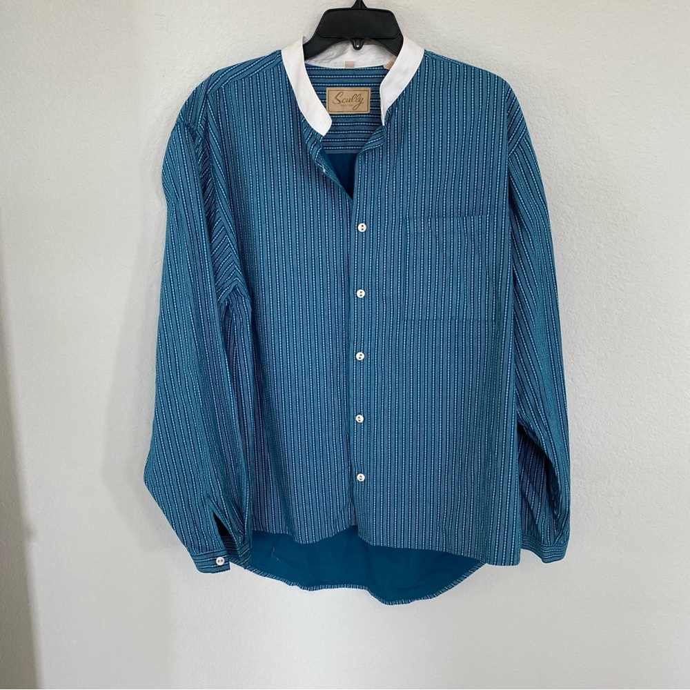 Scully Men’s Western Wear Vintage Button Down Top Size L